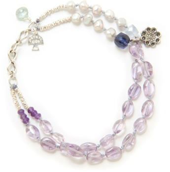 Lilac Charm Bracelet