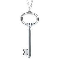 Oval Key Pendant Necklace