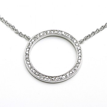 Silver Eternity Necklace
