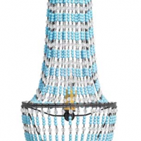 Turquoise Bead Sconce