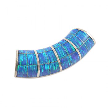 Unforgettable Blue Opal Slide Pendant