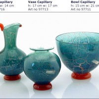 Blown Glass Capillary Vases