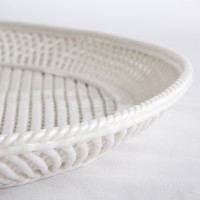 Braided Porcelain Tray, detail