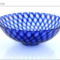 Cobalt Net Bowl