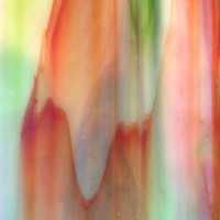 Color Waterfall Art Glass