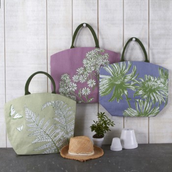Meadow Blossoms Jute Bags