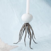 Octopus Base Candlestick, detail