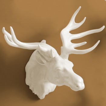 Porcelain Elk Wall Trophy