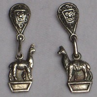 Sterling Silver Alpaca Earrings