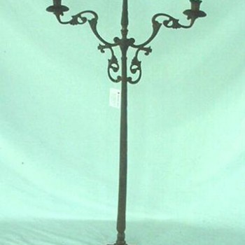3 Light Candle Cast Iron Stand