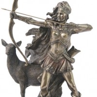 Artemis, Greek Goddess of the Hunt Sculpture