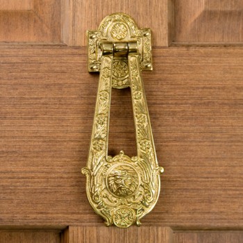 Blithedale Door Knocker, brass