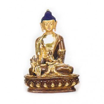 Blue Headed Buddha Statue