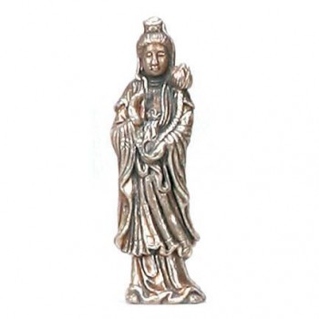Brass Kwan Yin Statue