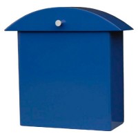 Bright Blue Modern Mailbox