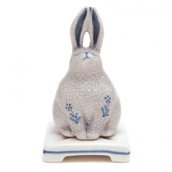 Ceramic Bunny Incense Holder