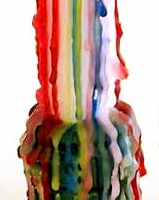 Colorful Decorative Drip Candles
