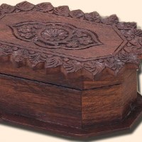 Decorative Box with Latch, 6 inches x 4 inches