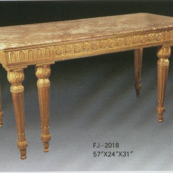 Double Footed Gilt Table