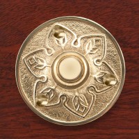 Eden Doorbell, polished brass