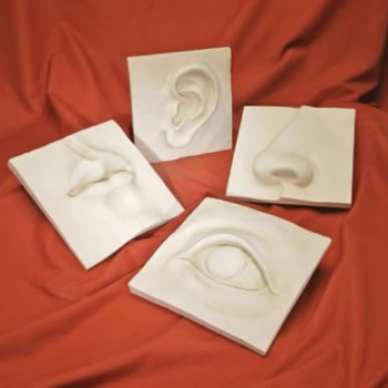 Eye, Ear, Nose, Lips Wall Sculpture Set