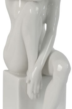 Female Nude Glazed Porcelain