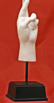 Fingers Crossed Sculpture