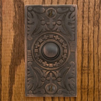 Goddess Doorbell, bronze