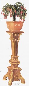 Gold Footed Plant Stand