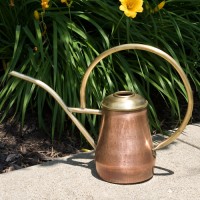 Hammered Copper Watering Can