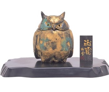 Iron Owl Incense Holder