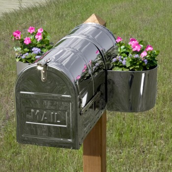 Mailbox Planter, steel