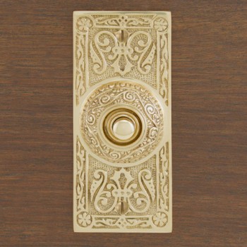 Osiris Doorbell, polished brass