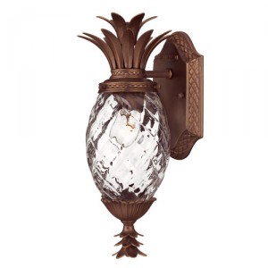 Pineapple Wall Sconce, copper