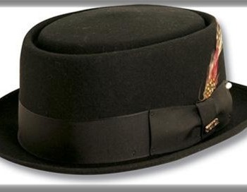Pork Pie Hat, black