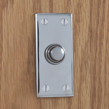 Rectangular Doorbell, chrome