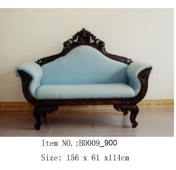 Robin's Egg Blue Couch