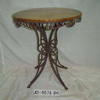 Round Top Wrought Iron Table