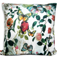 SIlk Butterfly Pillow Cover
