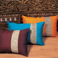 Silk Stripe Rectangle Pillows