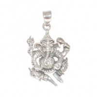 Silver Ganesh Pendant