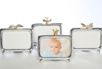 Silver & Gold Baby Frames