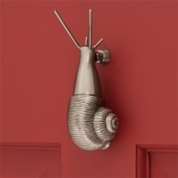 Snail Door Knocker, nickel