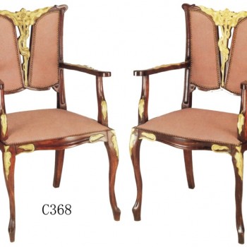 Splitback Gilt Chairs