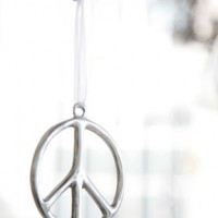 Sterling Silver Peace Ornament