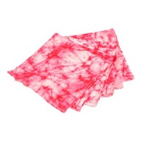 Tie Dye Cloth Napkin Set, pink