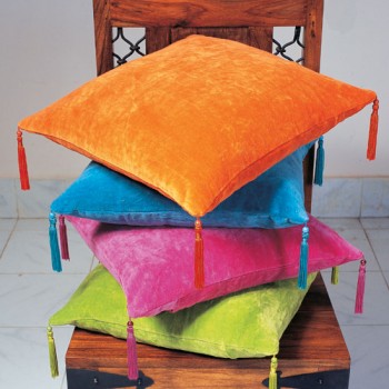 Velvet Tassel Cushions