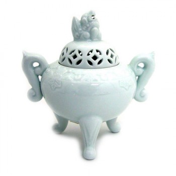 White Porcelain Incense Holder