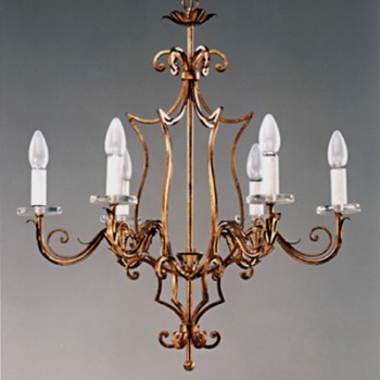Article 159 6 Light Forged Chandelier
