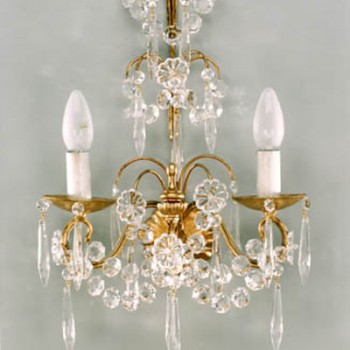 Article 166 2 Light Crystal Sconce